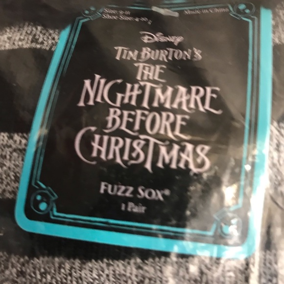 Disney Nightmare Before Christmas Non-Skid Socks - Picture 5 of 6